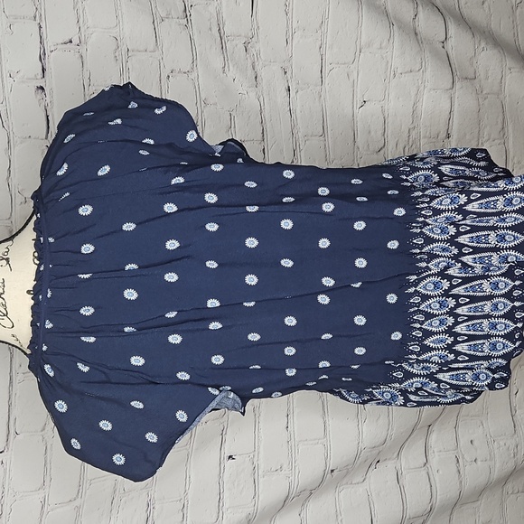 Loft Lot of 2 Tops Size Large Navy/White/Black - Picture 4 of 12